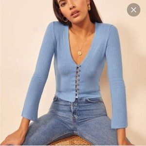 Reformation Gellar Top Sz XS